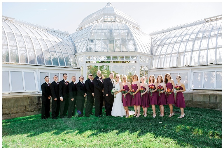 Wedding Portrait Phipps Conservatory Pittsburgh PA