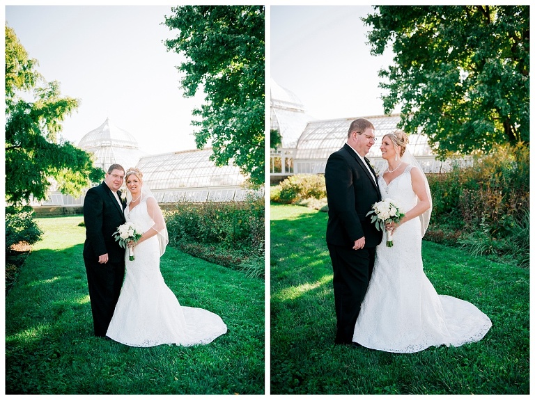 Bride Groom Wedding Portrait Phipps Conservatory Pittsburgh PA