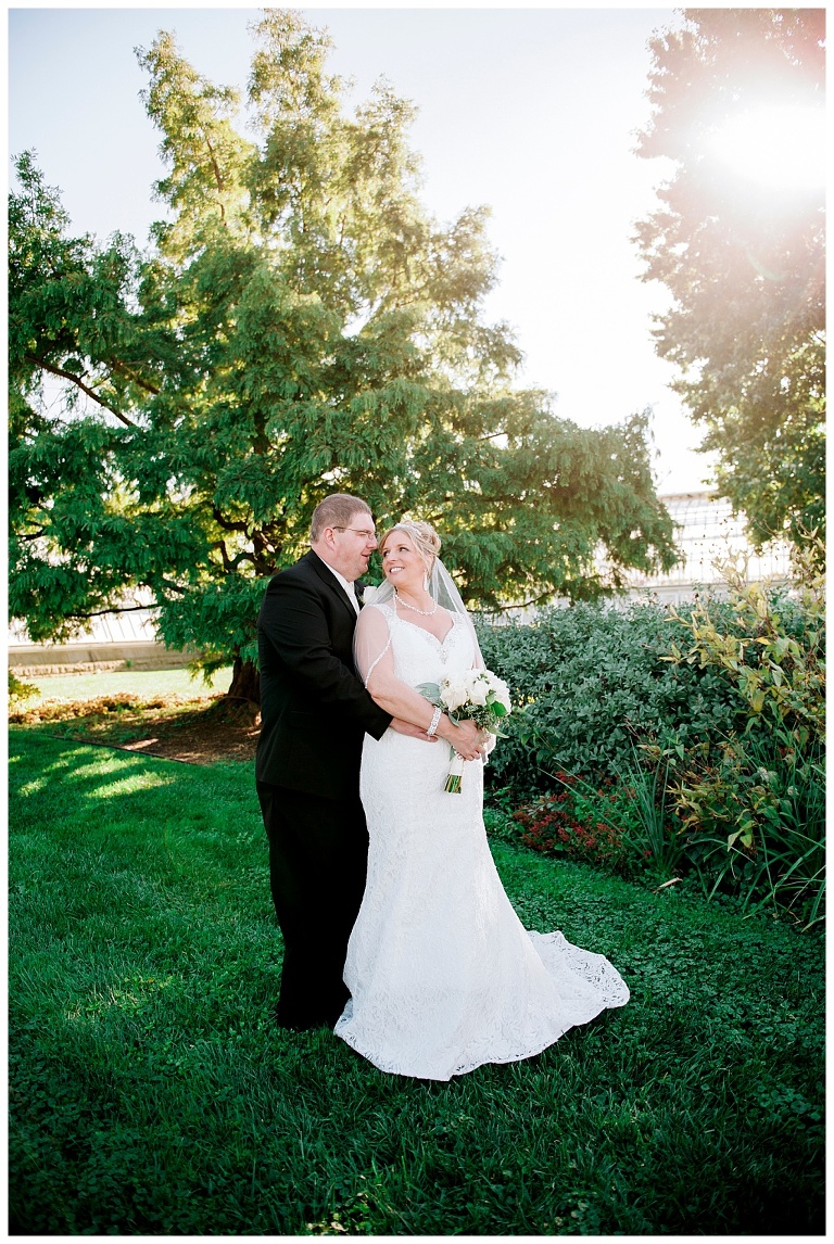 Bride Groom Wedding Portrait Phipps Conservatory Pittsburgh PA