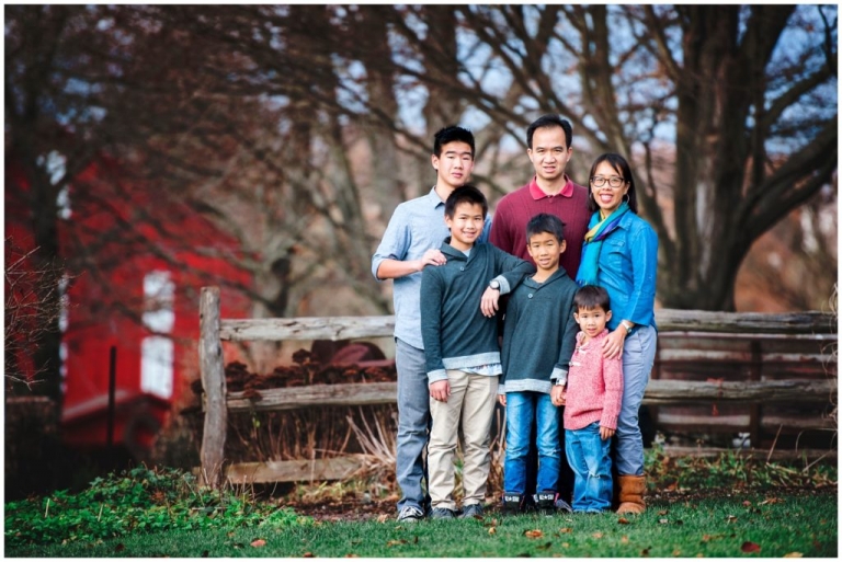 fall extended family session