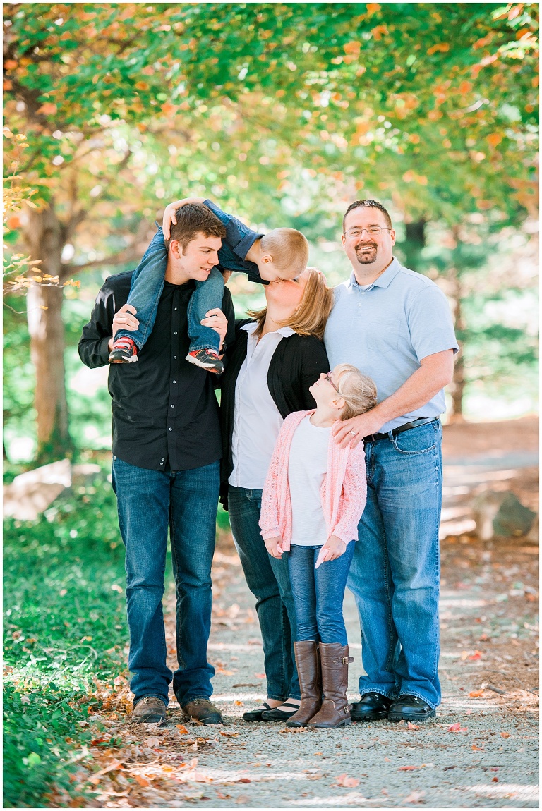 fall family session Washington's Landing Herr's Island Pittsburgh PA