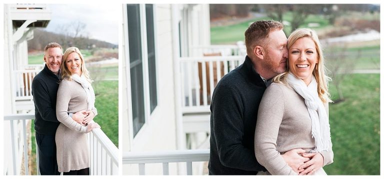 engaged couple Omni Bedford Springs Resort Pennsylvania