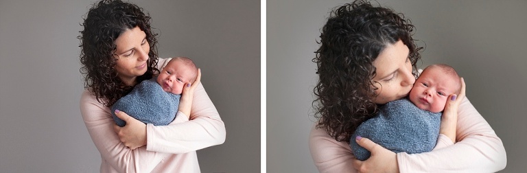 newborn studio session parent shot pittsburgh