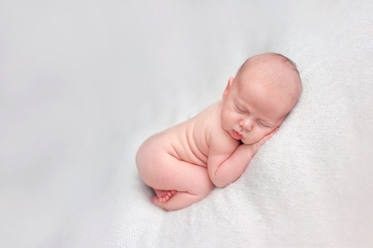 newborn boy posed studio session pittsburgh