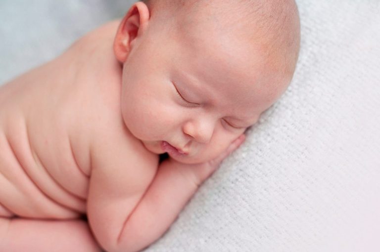 newborn boy posed studio session pittsburgh