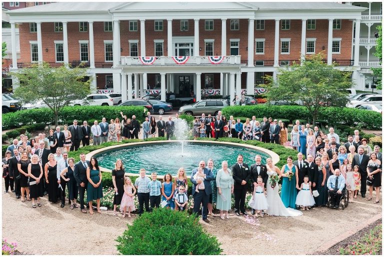 wedding guests Omni Bedford Springs Resort wedding