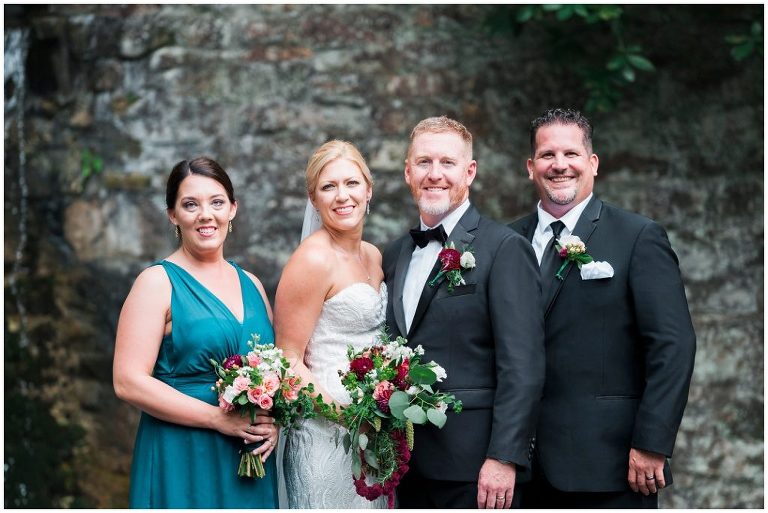wedding portrait bridal party Omni Bedford Springs Resort wedding
