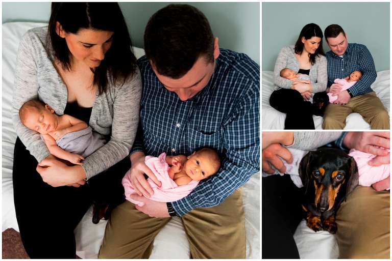 twin newborn lifestyle session Pittsburgh pa