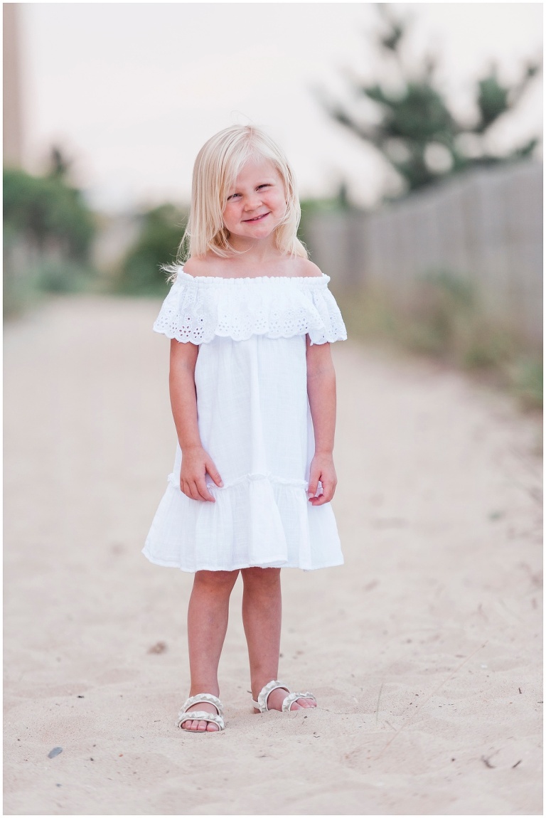 girl child portrait ocean city maryland beach