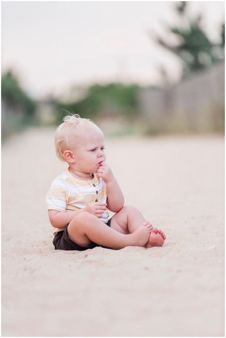 little boy child portrait ocean city maryland beach